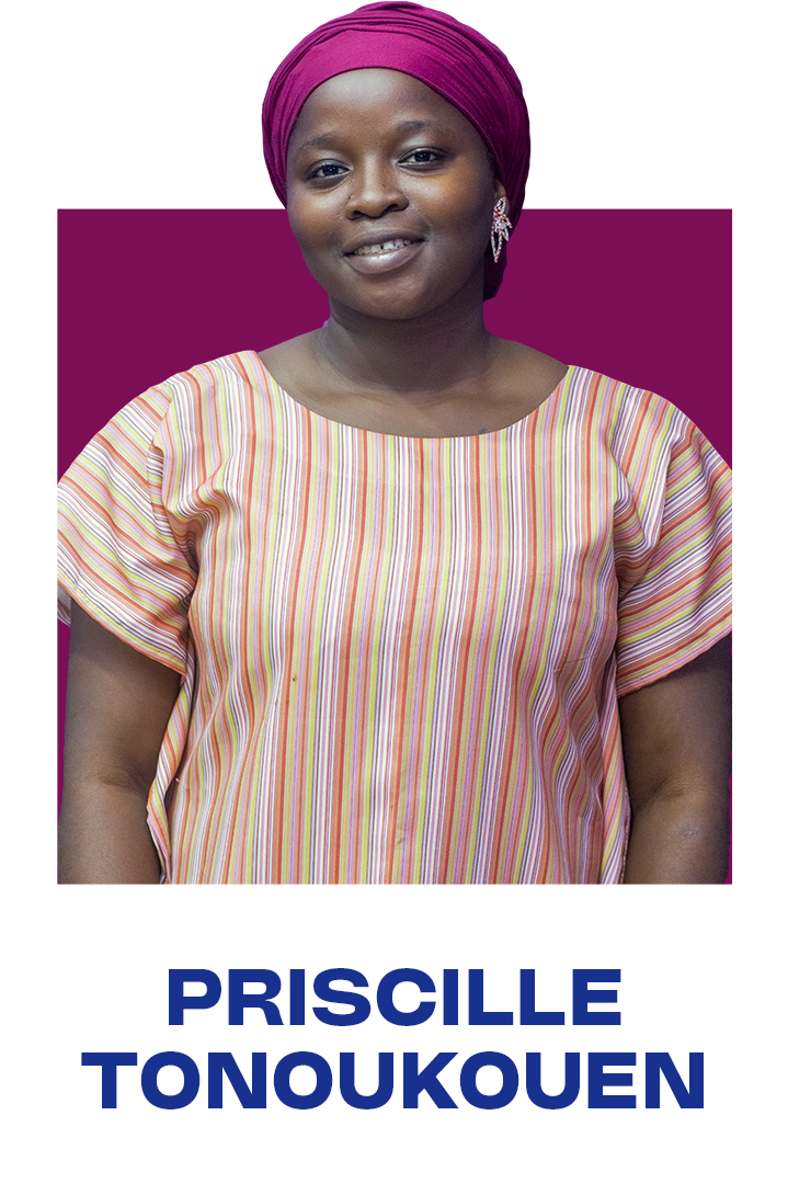 Portrait de Priscille TONOUKOUEN